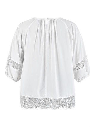 Sisters Point Eiya Loose Fitted Lace Top, Off White