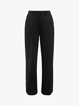 Sisters Point Vagna Pinstripe Suit Trousers, Black