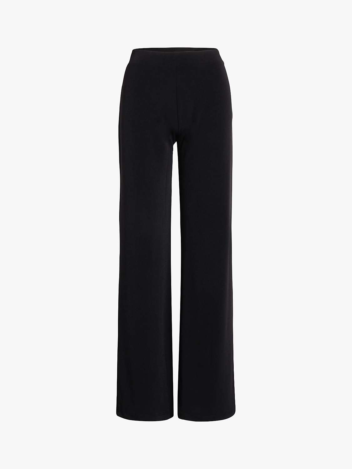 Buy Sisters Point Gro Wide Leg Pull-On Trousers, Black Online at johnlewis.com
