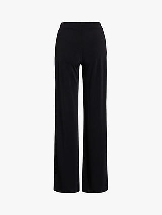 Sisters Point Gro Wide Leg Pull-On Trousers, Black