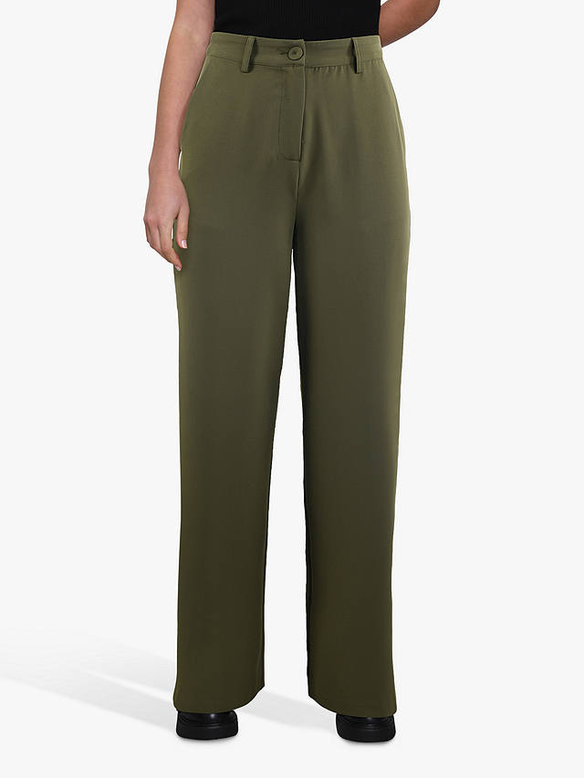 Sisters Point Vagna Long Suit Trousers, Khaki