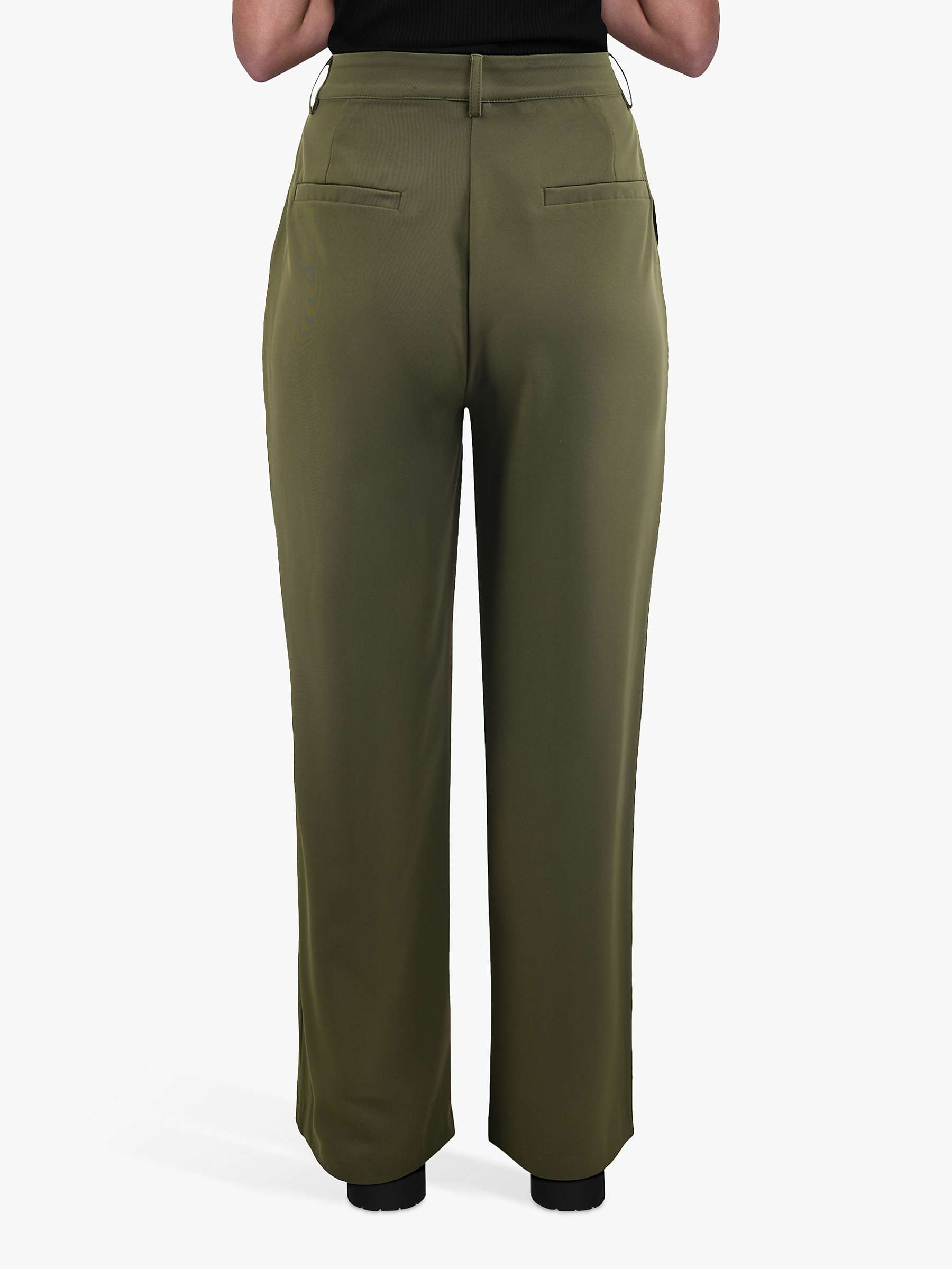 Buy Sisters Point Vagna Long Suit Trousers, Khaki Online at johnlewis.com