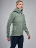 Montane Phase Lightweight Waterproof Jacket, Pale Sage