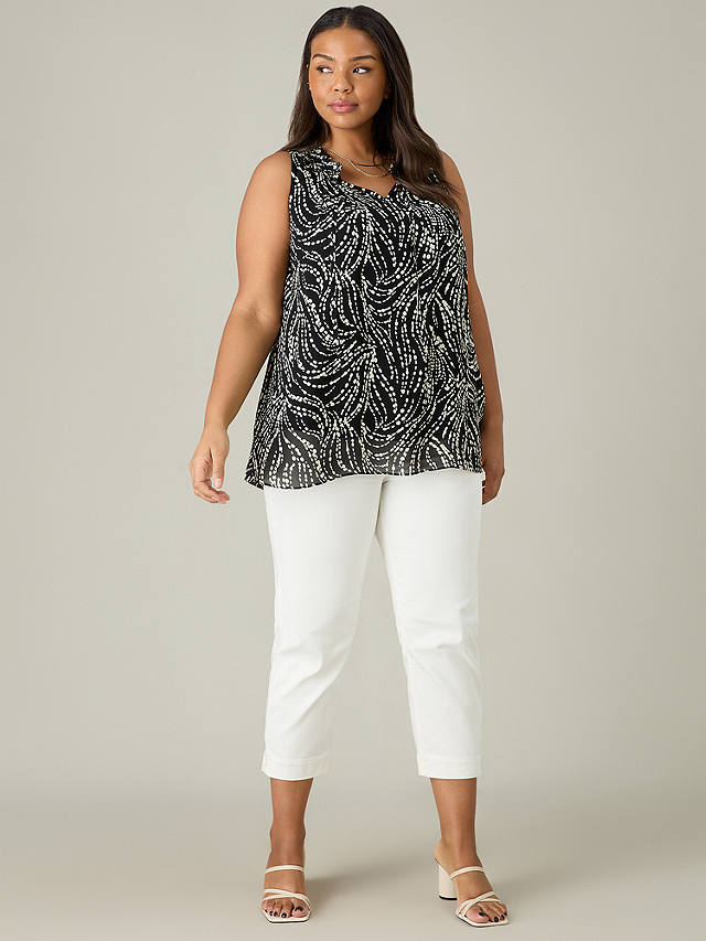 Live Unlimited Curve Cropped Jeggings, Ivory