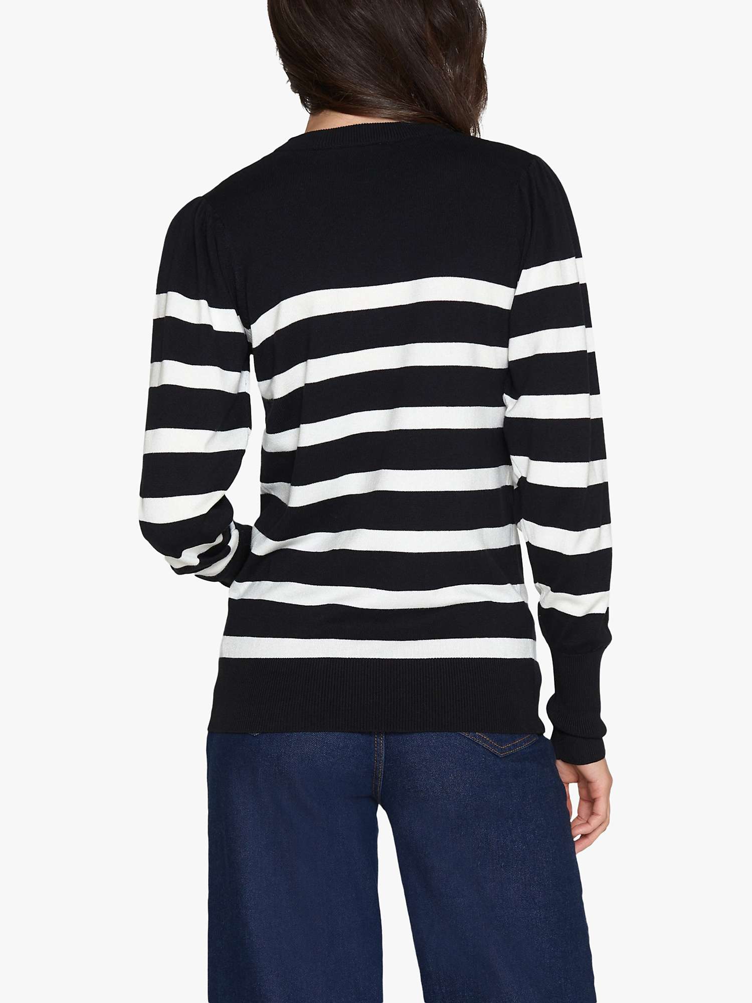 Buy Sisters Point Knitted Striped Slim Fit Jumper Online at johnlewis.com