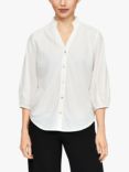 Sisters Point Emia Textured Relaxed Fit Shirt, Cream