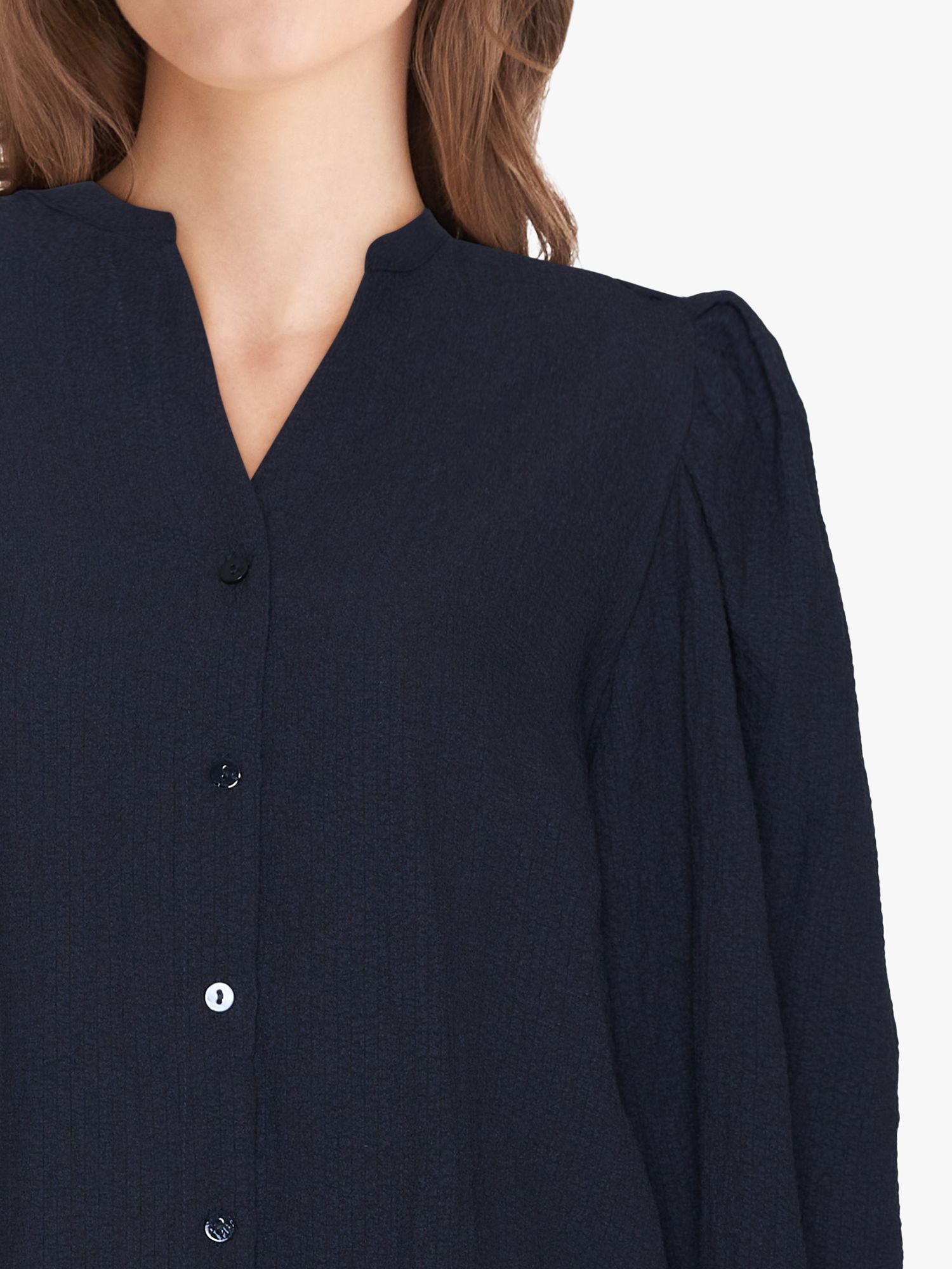 Buy Sisters Point Varia Loose Fitted Soft Shirt, Black Online at johnlewis.com