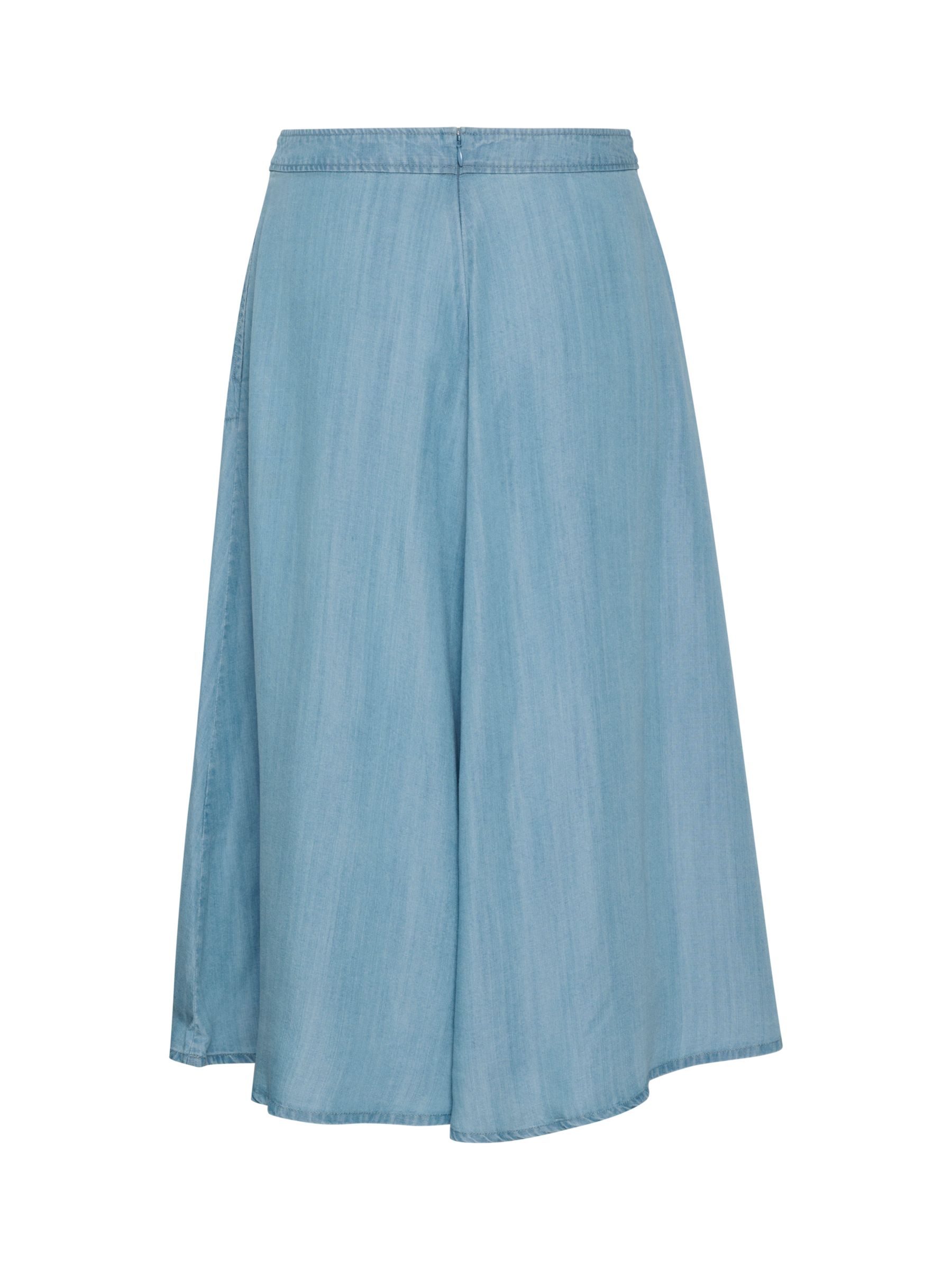 Buy Part Two Pernille Pockets Midi Skirt, Medium Blue Denim Online at johnlewis.com