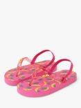 Angels by Accessorize Kids' Banana Flip Flops, Pink/Multi, Pink/Multi