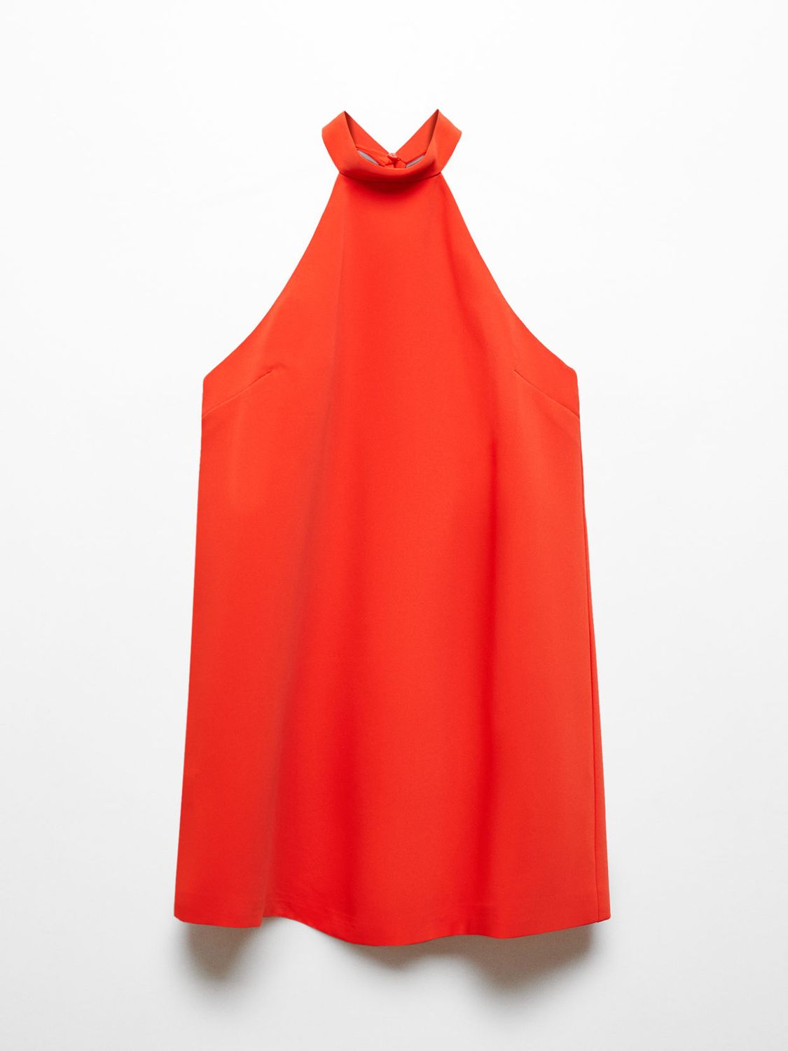 Mango Bobiet Halterneck Mini Dress, Red, 10