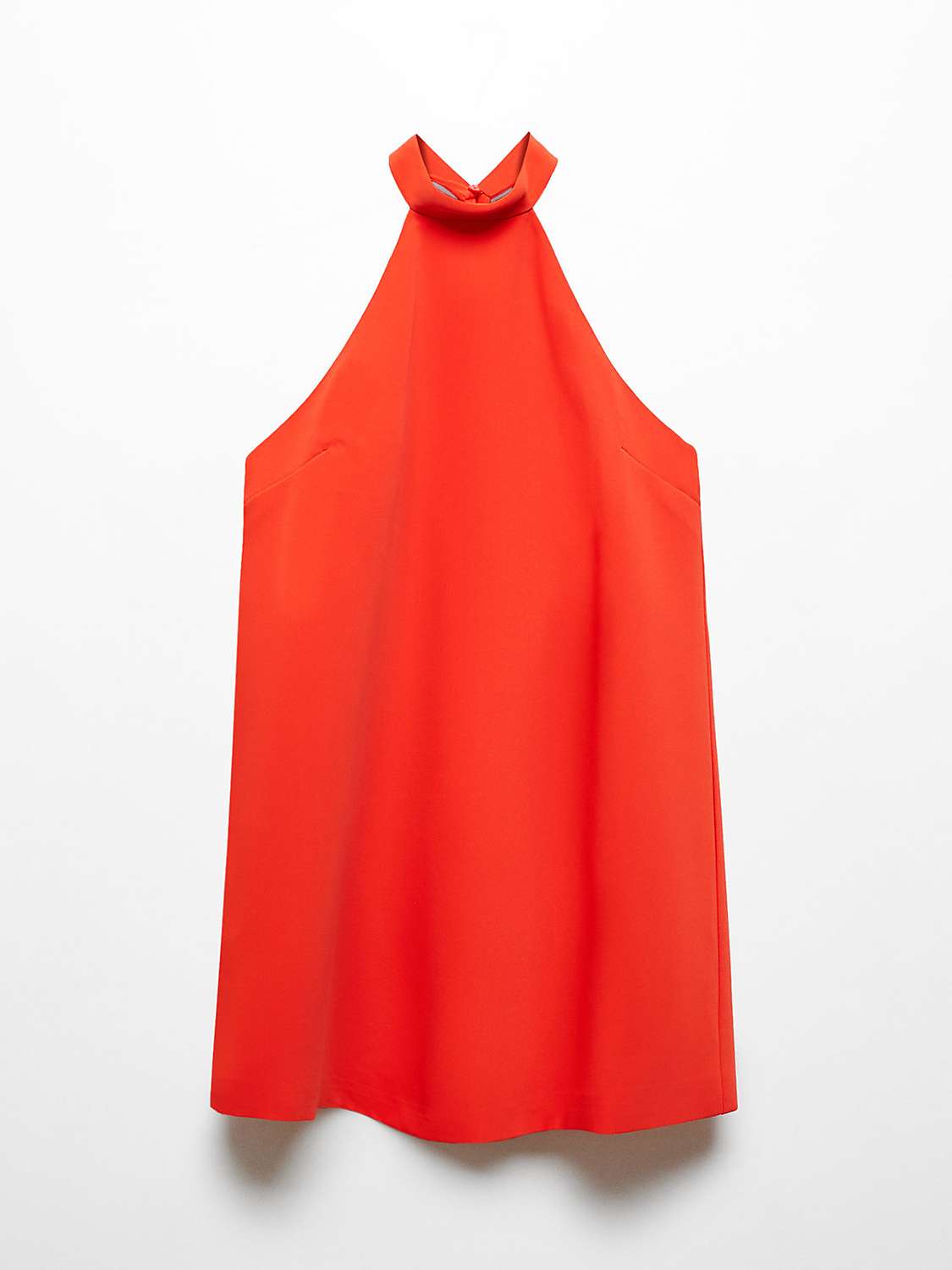 Buy Mango Bobiet Halterneck Mini Dress, Red Online at johnlewis.com