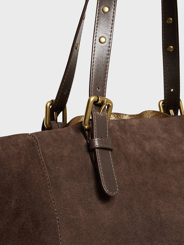 Gerard Darel Simple Leather Bag, Coffee