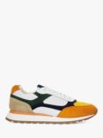 Dune Tetra Suede Trainers, Orange/Multi