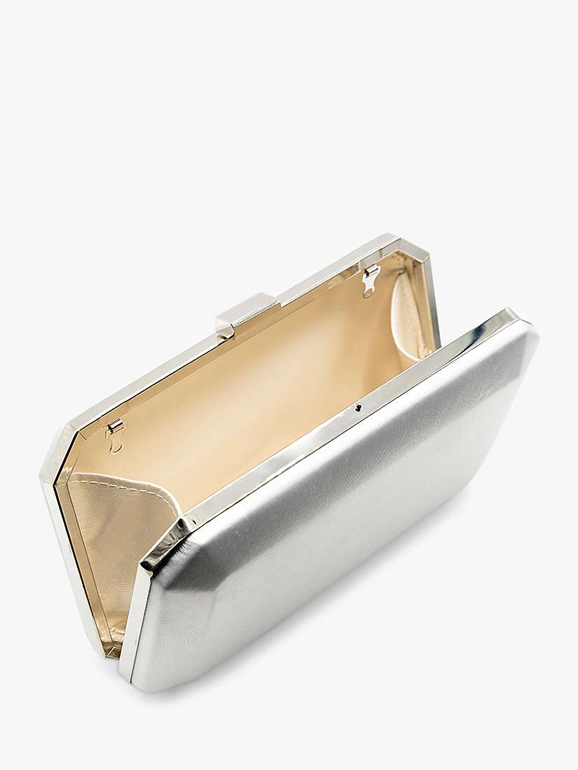 Buy Paradox London Duana Dyeable Satin Box Clutch Bag, Ivory Online at johnlewis.com