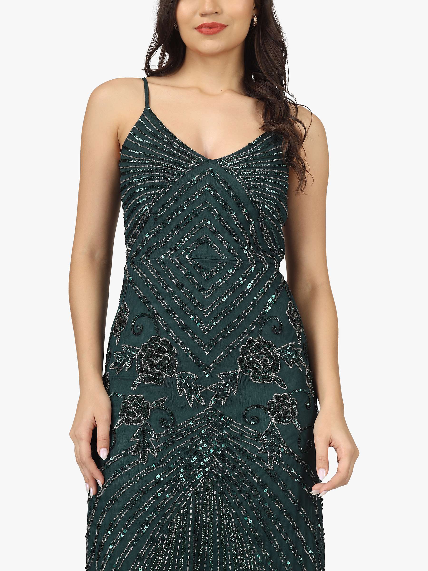 Buy Lace & Beads Sara Embellished Maxi Dress Online at johnlewis.com