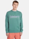 Timberland Embroidered Logo Crew Jumper, Green