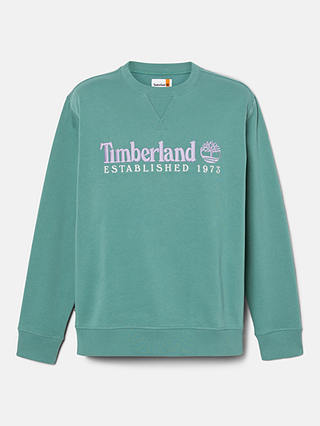 Timberland Embroidered Logo Crew Jumper, Green