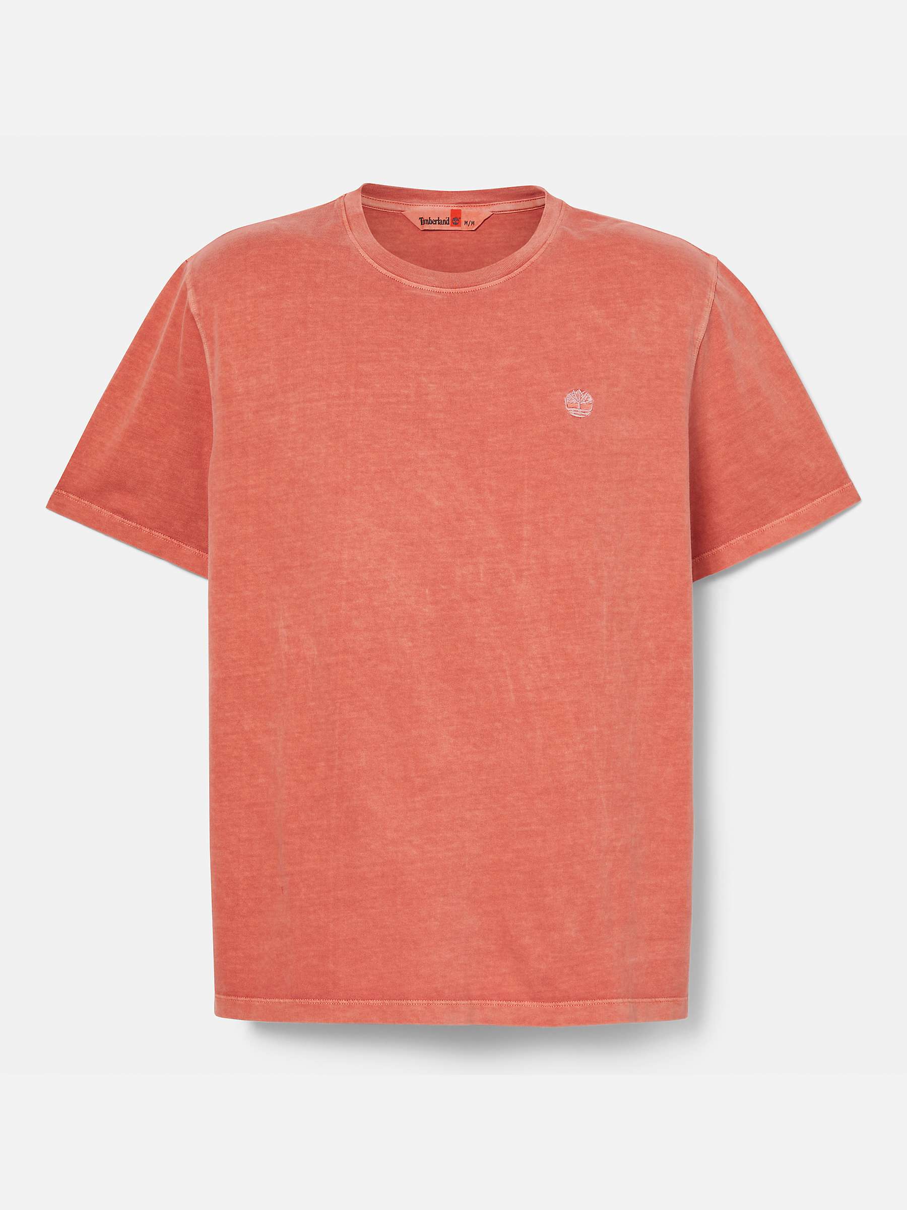Buy Timberland Dye Short Sleeve T-Shirt, Burnt Sienna Online at johnlewis.com