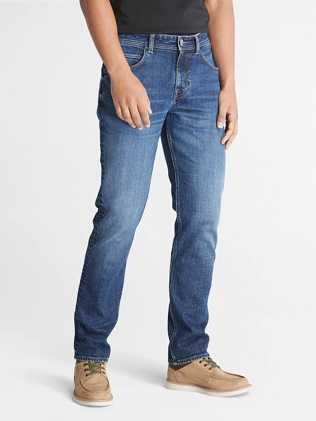 Timberland Slim Fit Stretch Jeans, Mid Indigo