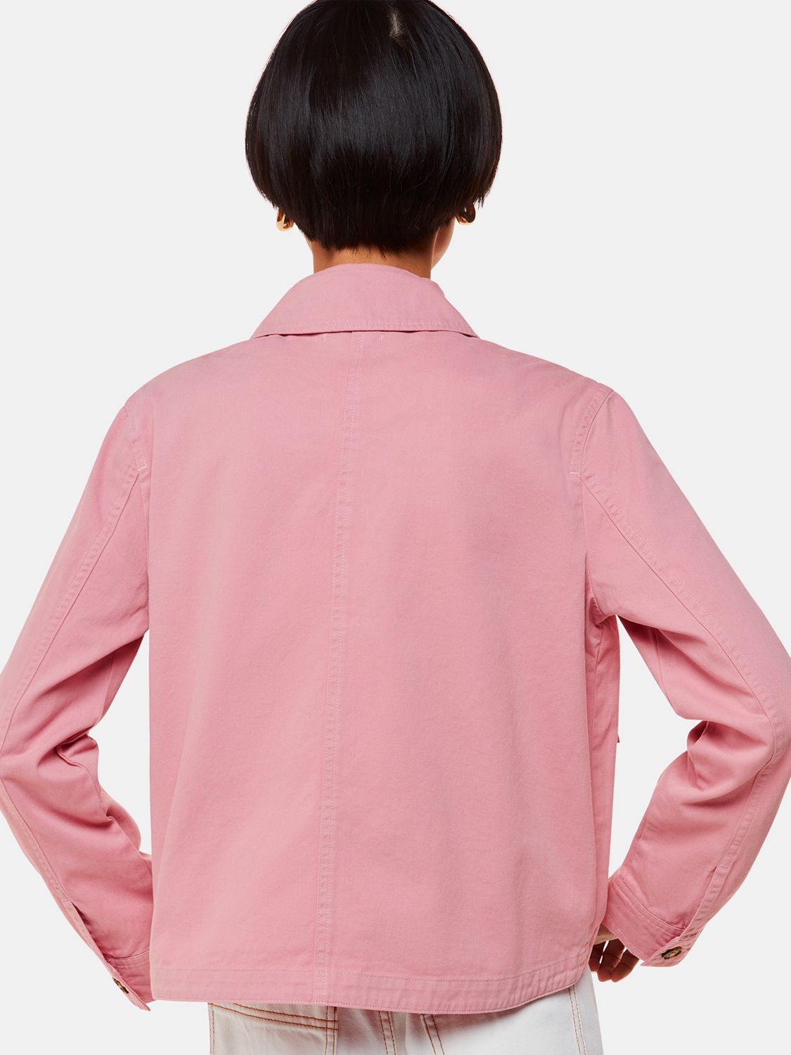 Buy Whistles Marie Cotton Jacket Online at johnlewis.com