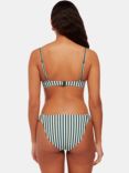 Whistles Striped Bikini Bottoms, Green/White