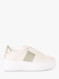 Carvela Jive Platform Lace Up Trainers, Gold