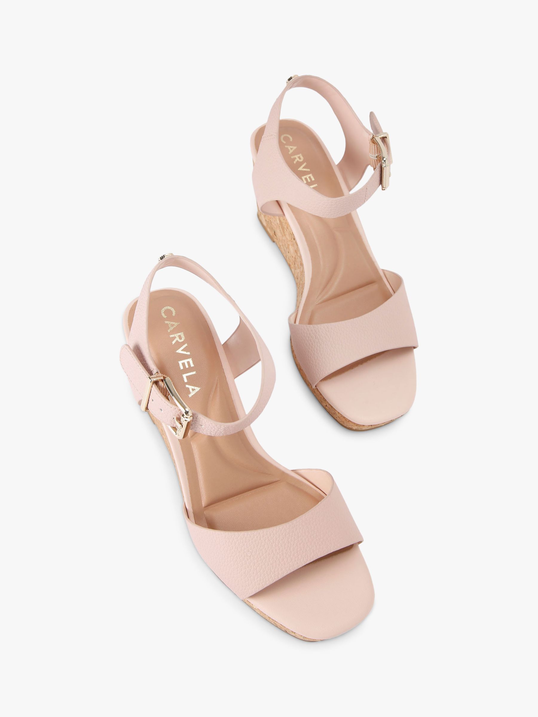 Sadie open clearance toe wedge