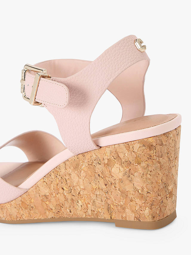 Carvela Sadie Wedge Heel Sandals, Pink