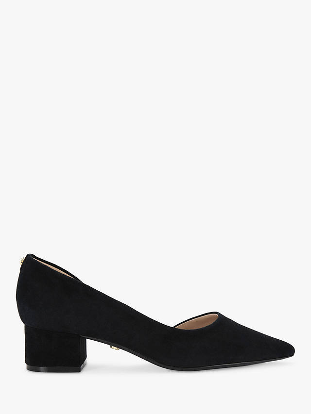Carvela Camilla Leather Court Shoes, Black