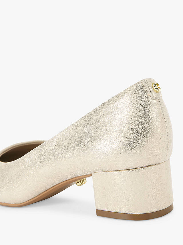 Carvela Camilla Leather Court Shoes, Gold