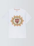Hayley Menzies Psychedelic Leopard Print T-Shirt, White, White