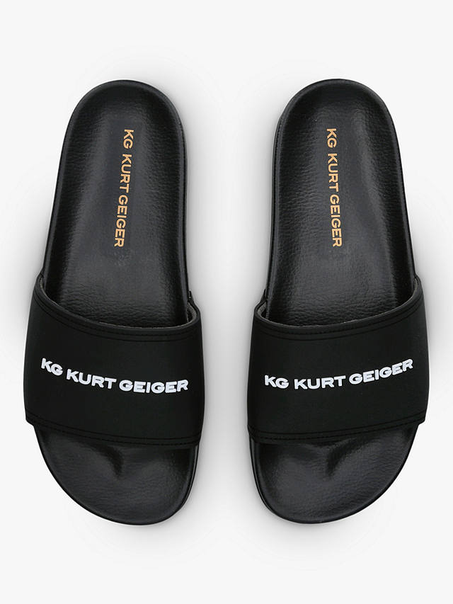 KG Kurt Geiger Ibiza Slider Sandals, Black