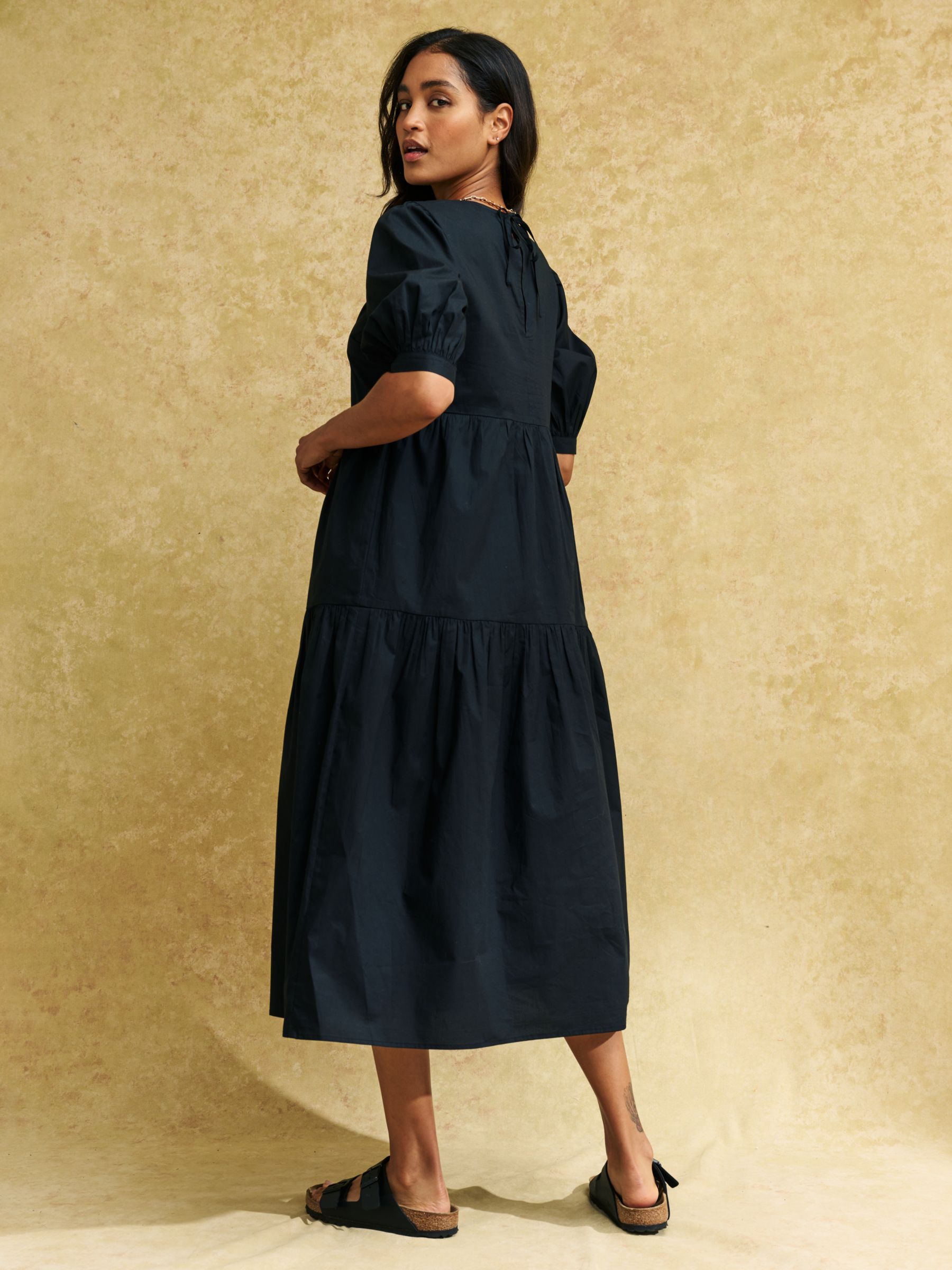 Buy Nobody's Child Rochelle Organic Cotton Midi Dress Online at johnlewis.com
