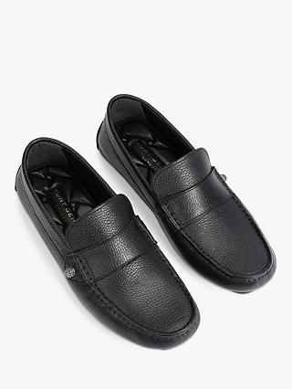 Kurt Geiger London Stirling Leather Loafers, Black