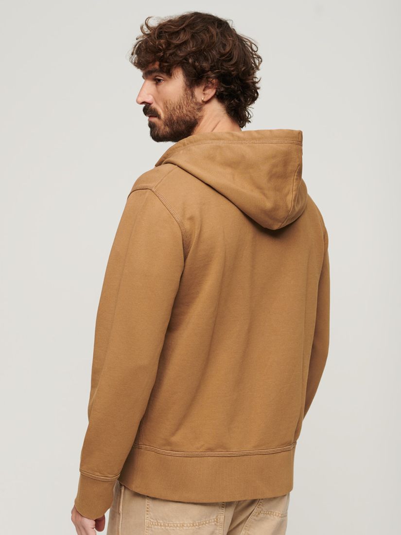 Buy Superdry Contrast Stitch Relaxed Zip Hoodie Online at johnlewis.com