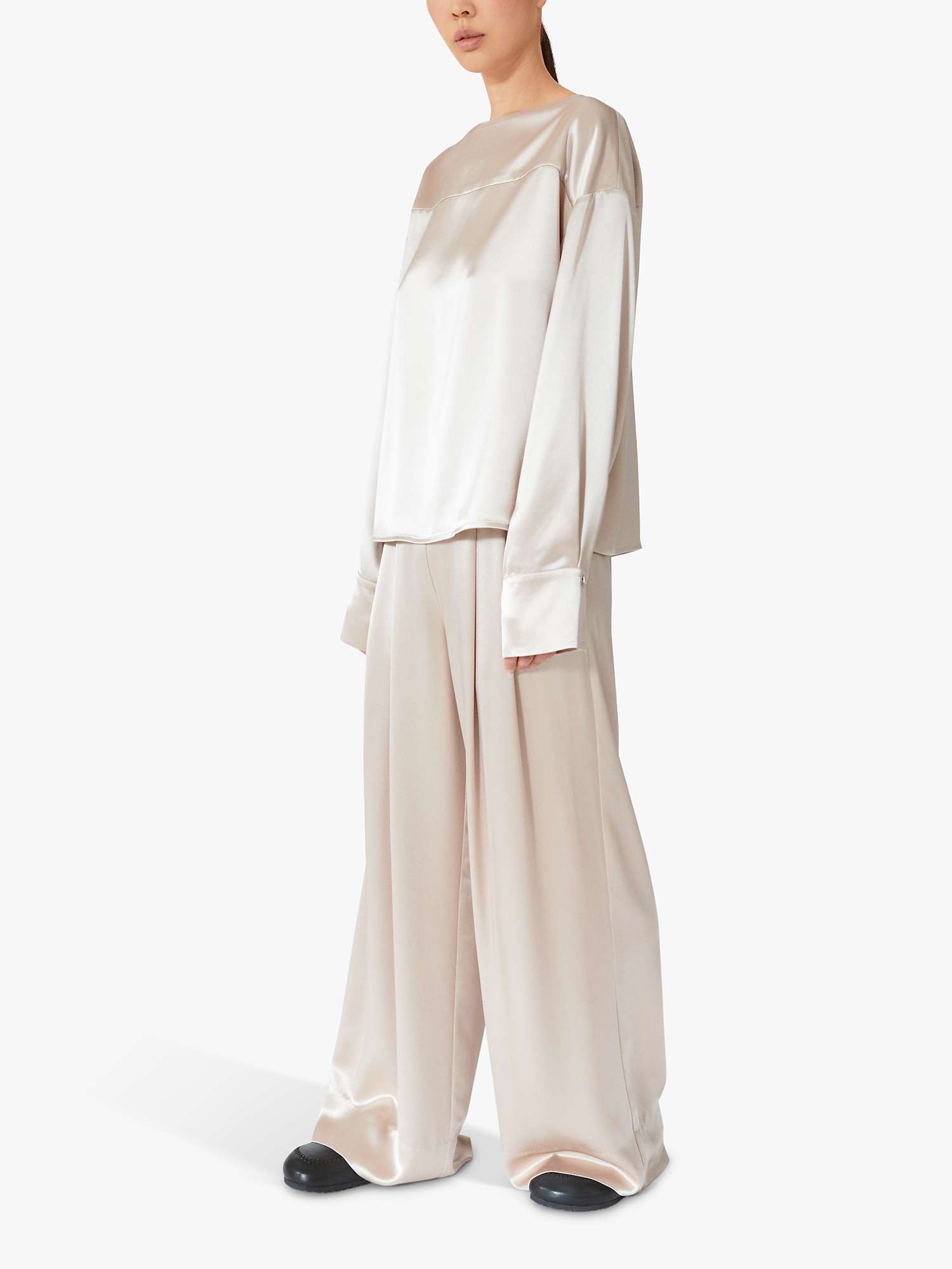 Buy Lovechild 1979 Mary-Anne Loose Fit Trousers, Champagne Online at johnlewis.com
