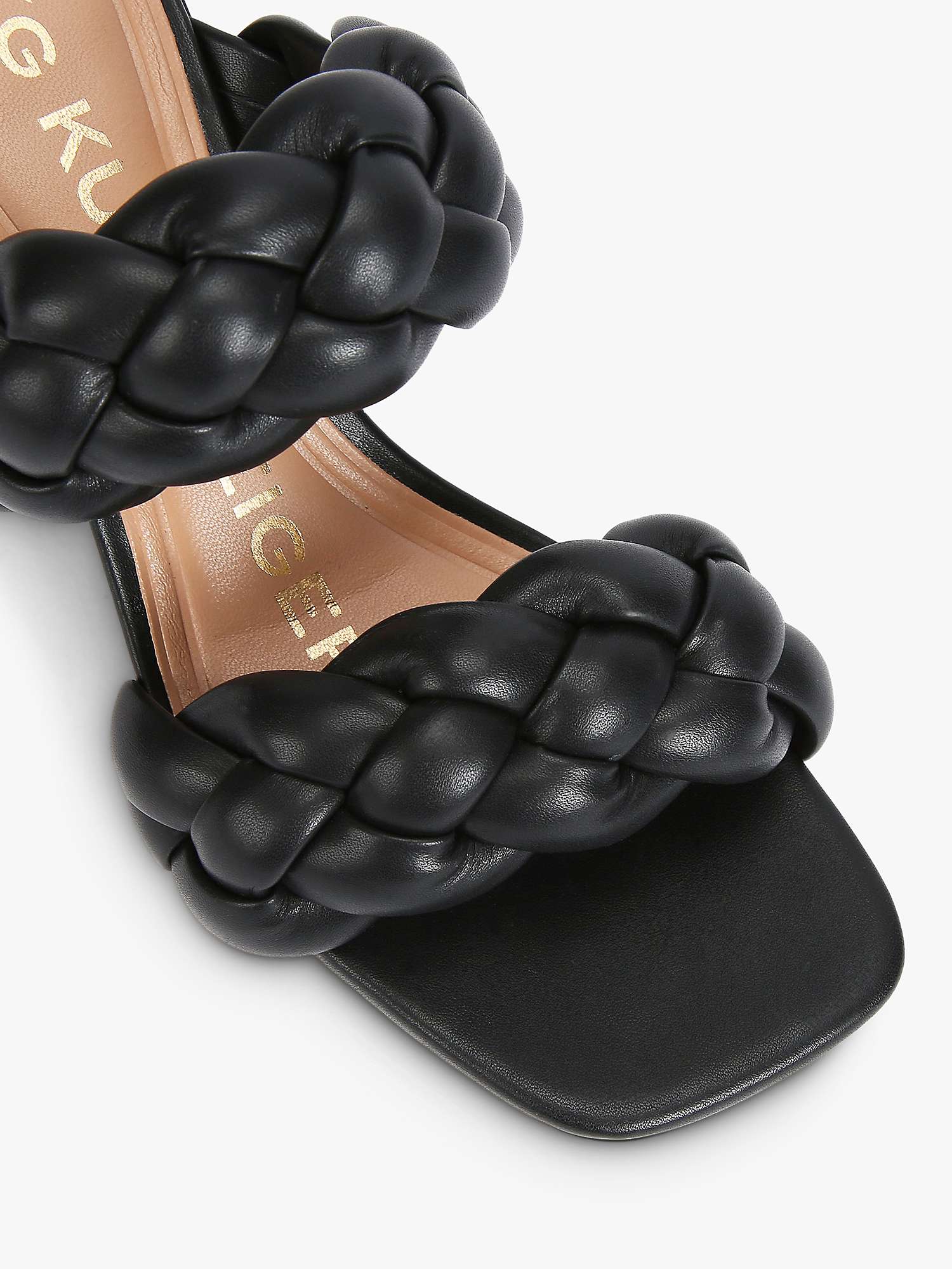 Buy KG Kurt Geiger Raina 2 Braided Strap Block Heel Sandals Online at johnlewis.com