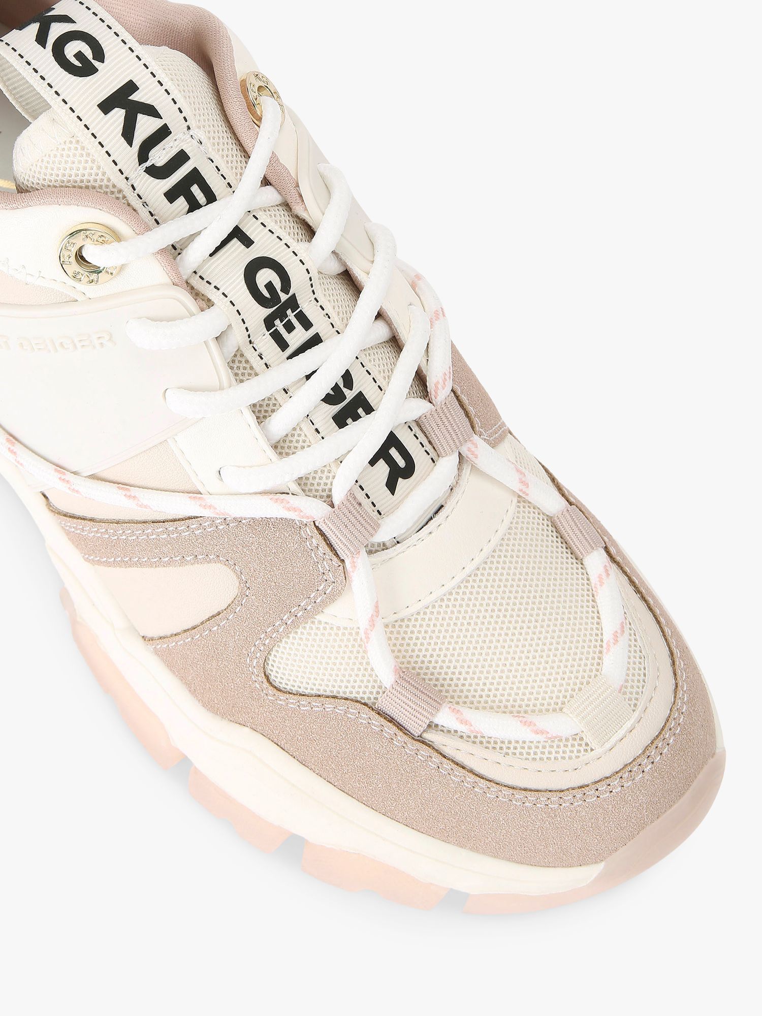 Buy KG Kurt Geiger Limitless 3 Chunky Sole Trainers, Pink/Multi Online at johnlewis.com