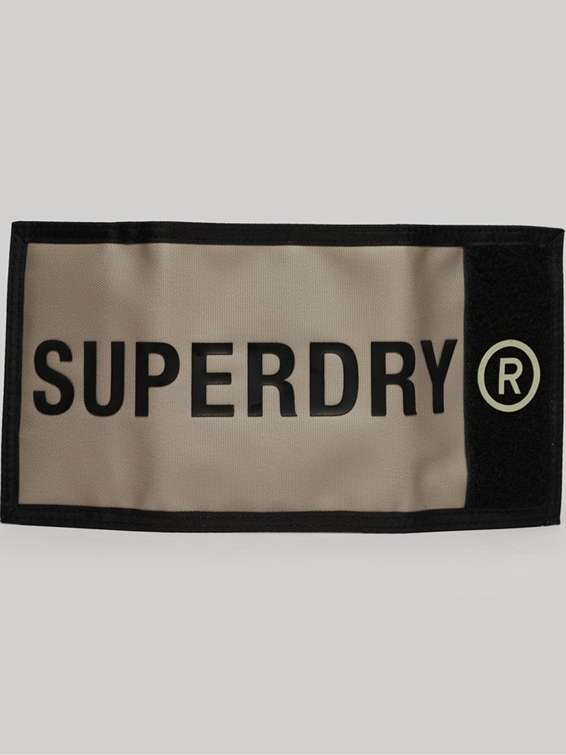 Buy Superdry Tarp Tri-Fold Wallet, Winter Twig Beige Online at johnlewis.com