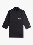 Billabong Tropic Surf Elbow Sleeve UPF 50 Surf T-Shirt, Black