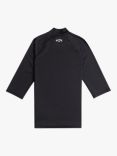 Billabong Tropic Surf Elbow Sleeve UPF 50 Surf T-Shirt, Black