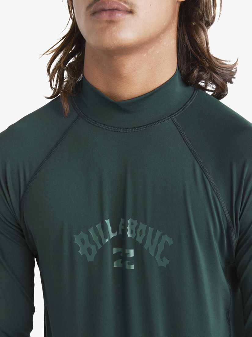 Billabong Arch Wave Long Sleeve UPF 50 Surf T-Shirt, Billiard, S