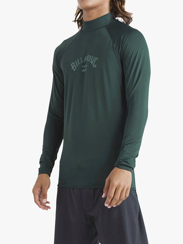 Billabong Arch Wave Long Sleeve UPF 50 Surf T-Shirt, Billiard