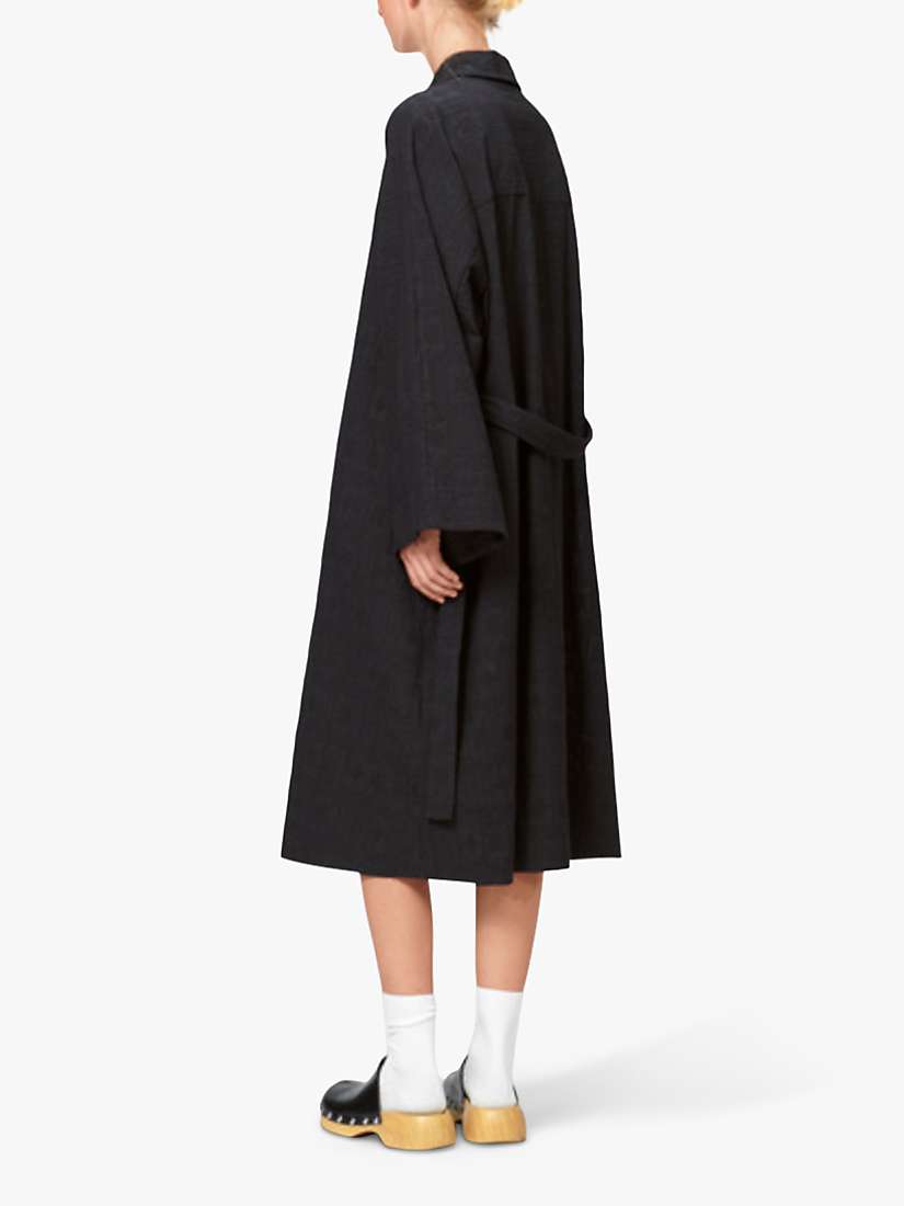 Buy nué notes Sune Midi Shirt Dress, Black Online at johnlewis.com