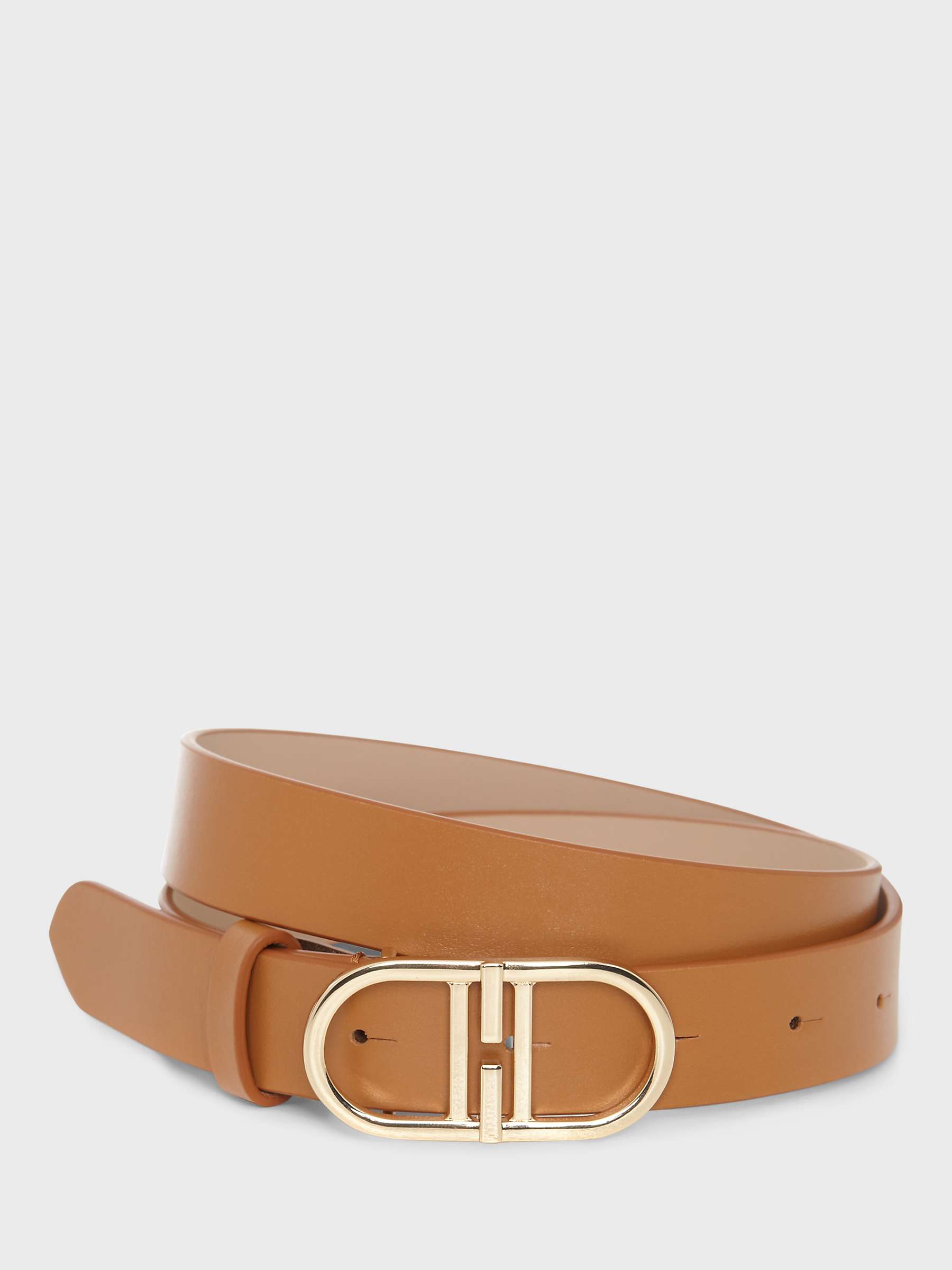 Buy Hobbs Kiera Leather Belt, Tan Online at johnlewis.com