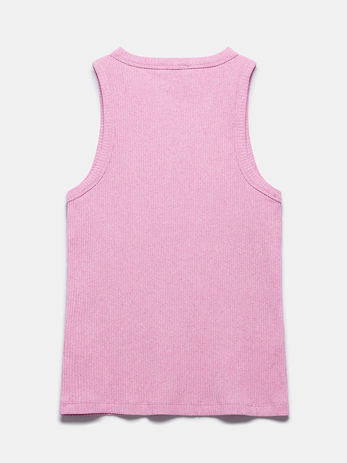 Buy Mint Velvet Cotton Textured Vest, Pink Online at johnlewis.com