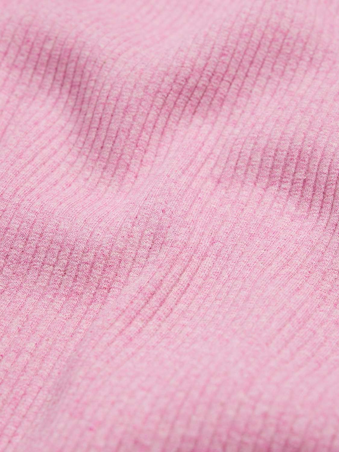 Buy Mint Velvet Cotton Textured Vest, Pink Online at johnlewis.com