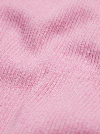 Mint Velvet Cotton Textured Vest, Pink