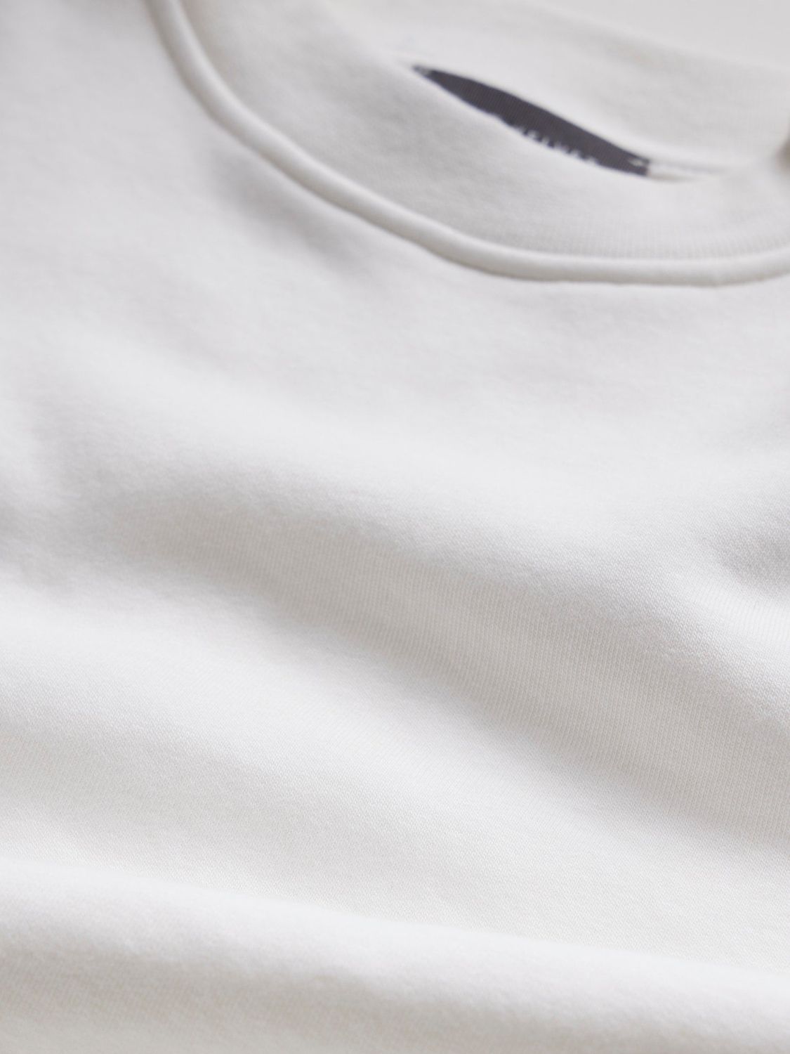 Mint Velvet Extended Shoulder Sweatshirt, White, XS