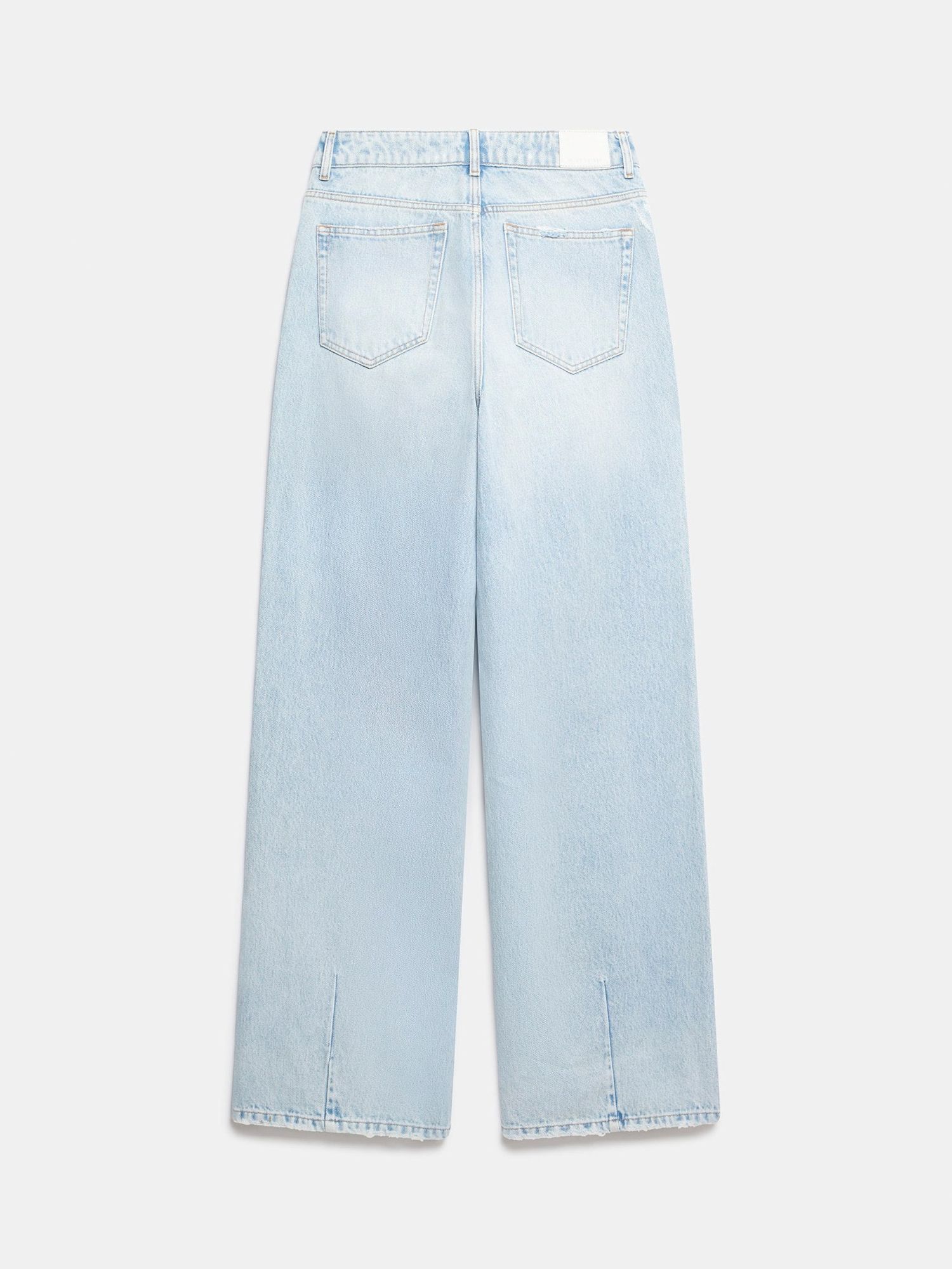 Buy Mint Velvet Workable Wide Leg Jeans, Light Blue Online at johnlewis.com